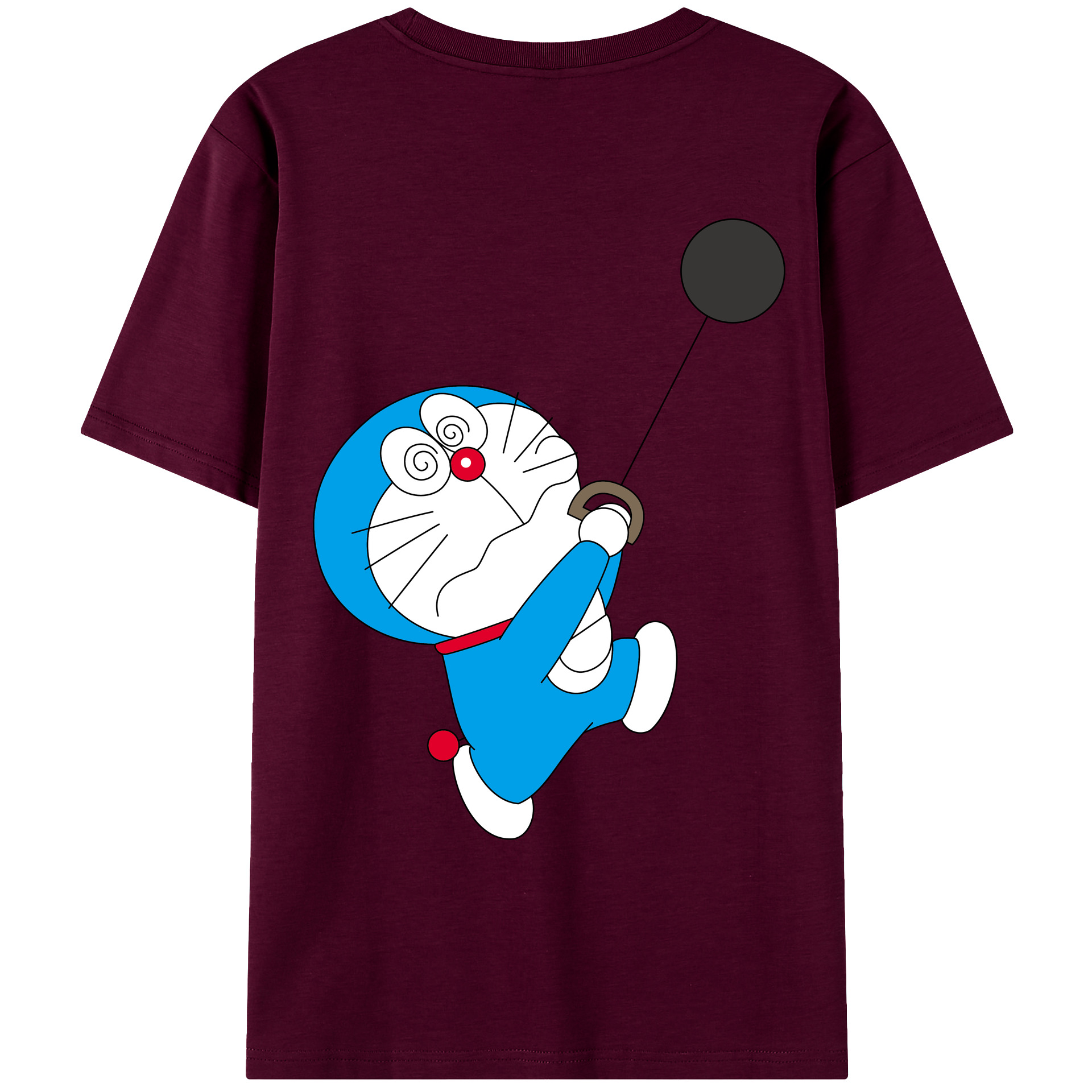 （画像用） ドラえもん Doraemon レディース半袖Tシャツ(バックプリント)